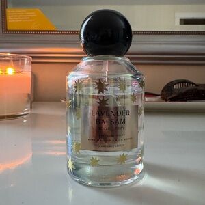 Anthropologie Lavender Balsam Room Spray - Black Cap and Gold Stars